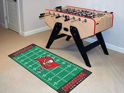 Football Field Runner Kitchen Runner Rugs NFL Tampa Bay Buccaneers Runner Mat 30"x72" FANMATS