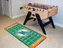 Football Field Runner Runner Rugs NFL Miami Dolphins Runner Mat 30"x72" FANMATS