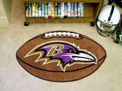 Football Mat Cheap Rugs For Sale NFL Baltimore Ravens Football Ball Rug 20.5"x32.5" FANMATS