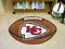 Football Mat Cheap Rugs For Sale NFL Kansas City Chiefs Football Ball Rug 20.5"x32.5" FANMATS