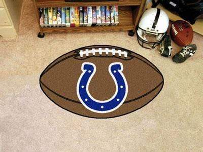 Football Mat Round Rugs For Sale NFL Indianapolis Colts Football Ball Rug 20.5"x32.5" FANMATS
