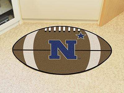 Round Rugs For Sale U.S. Armed Forces Sports  U.S. Naval Academy Football Ball Rug 20.5"x32.5"