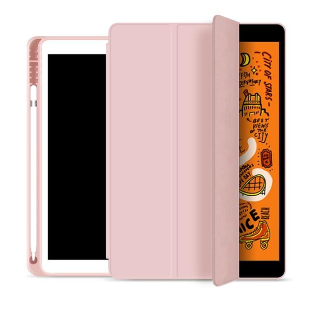 For iPad Air 3 10.5 iPad 10.2 2019 with Pencil Holder Funda for iPad 6th 7th Generation Pro 11 2020 2018 9.7 2018 9.7 Case Capa AExp