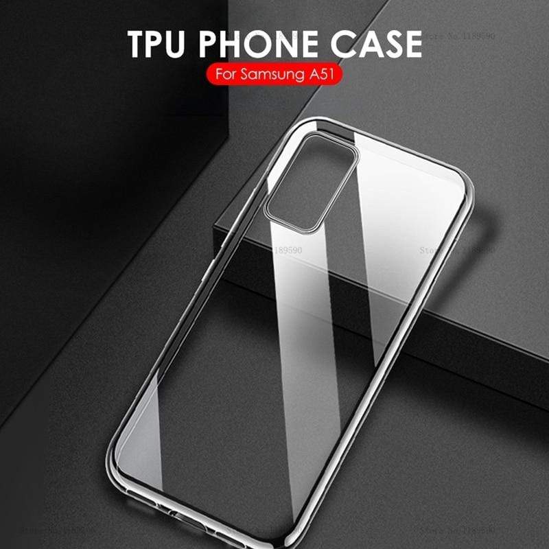 For Samsung Galaxy A51 Case cover Ultra-thin Transparent TPU Silicone Phone Case For Samsung Galaxy A51 A71 A 51 71 2019 A50 A70 AExp