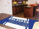 5x8 Rug FORD Sports  Boss 302 5'x8' Plush Rug Blue