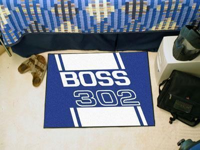 Outdoor Rug FORD Sports  Boss 302 Starter Rug 19"x30" Blue