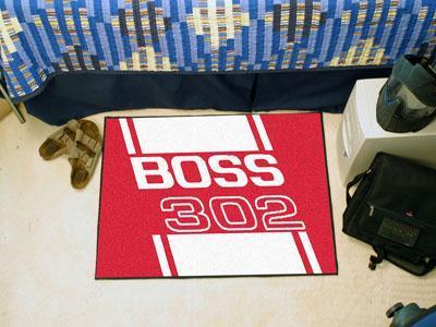 Outdoor Rugs FORD Sports  Boss 302 Starter Rug 19"x30" Red