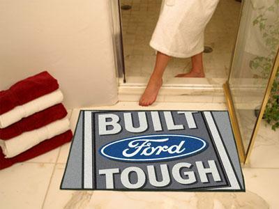 Floor Mats FORD Sports  Built Ford Tough All-Star Mat 33.75"x42.5" Gray