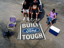 BBQ Store FORD Sports  Built Ford Tough Tailgater Rug 5'x6' Gray