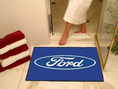 Mat Best FORD Sports  Ford Oval All-Star Mat 33.75"x42.5" Blue