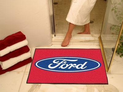 Floor Mats FORD Sports  Ford Oval All-Star Mat 33.75"x42.5" Red