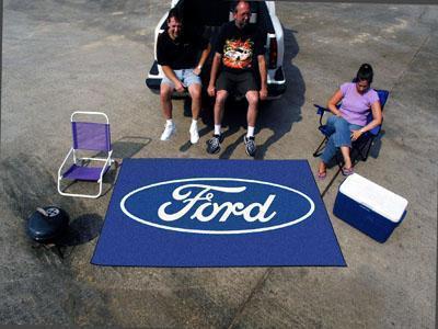 Outdoor Rugs FORD Sports  Ford Oval Ulti-Mat Blue