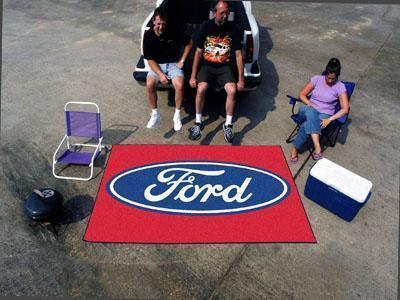 Outdoor Rug FORD Sports  Ford Oval Ulti-Mat Red