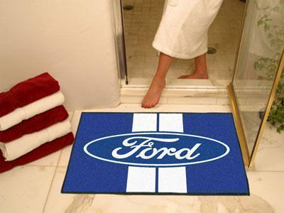 Floor Mats FORD Sports  Ford Oval with Stripes All-Star Mat 33.75"x42.5" Blue