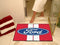 Door Mat FORD Sports  Ford Oval with Stripes All-Star Mat 33.75"x42.5" Red