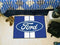 Outdoor Mat FORD Sports  Ford Oval with Stripes Starter Rug 19"x30" Blue