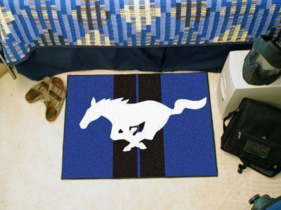 Area Rugs FORD Sports  Mustang Horse Starter Rug 19"x30" Blue