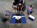 BBQ Mat FORD Sports  Mustang Horse Tailgater Rug 5'x6' Blue