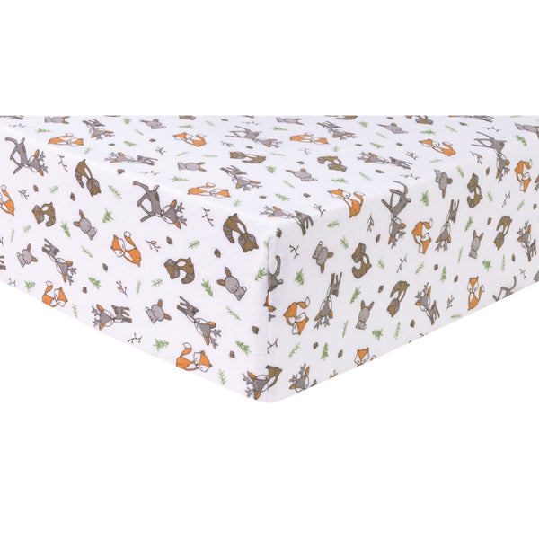 Forest Nap Deluxe Flannel Fitted Crib Sheet-WHIM-U-JadeMoghul Inc.
