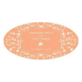 Forget Me Not Large Cling Ruby (Pack of 1)-Wedding Signs-Peach-JadeMoghul Inc.