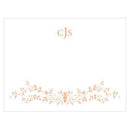 Forget Me Not Note Card Ruby (Pack of 1)-Weddingstar-Peach-JadeMoghul Inc.