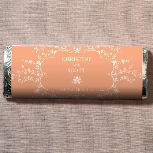 Forget Me Not Nut Free Gourmet Milk Chocolate Bar Ruby (Pack of 1)-Wedding Candy Buffet Accessories-Willow Green-JadeMoghul Inc.