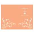 Forget Me Not Program Ruby (Pack of 1)-Wedding Ceremony Stationery-Oasis Blue-JadeMoghul Inc.