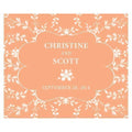 Forget Me Not Rectangular Label Ruby (Pack of 1)-Wedding Favor Stationery-Navy Blue-JadeMoghul Inc.