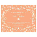 Forget Me Not Save The Date Card Ruby (Pack of 1)-Weddingstar-Peach-JadeMoghul Inc.
