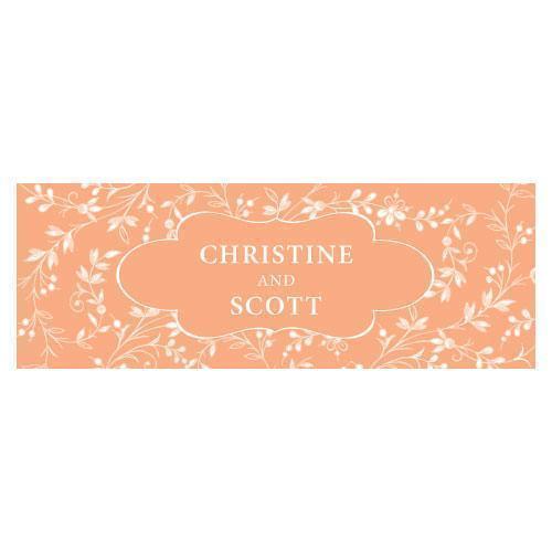 Forget Me Not Small Rectangular Tag Ruby (Pack of 1)-Wedding Favor Stationery-Black-JadeMoghul Inc.