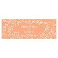 Forget Me Not Small Rectangular Tag Ruby (Pack of 1)-Wedding Favor Stationery-Peach-JadeMoghul Inc.