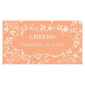 Forget Me Not Small Ticket Ruby (Pack of 120)-Reception Stationery-Peach-JadeMoghul Inc.