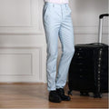 Formal Men Suit Pants - Slim Smart Casual Straight Dress Trousers-Light blue-S-JadeMoghul Inc.