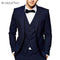 Formal Men Suit - Slim Fit Designer Suit with Vest - 3Pcs-same as picture-XS-JadeMoghul Inc.