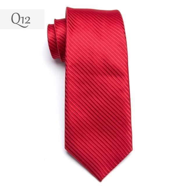 Formal Neck Ties / Classic Striped Ties-Q12-JadeMoghul Inc.