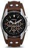 Fossil Coachman Chronograph Black Dial Brown Leather CH2891 Men's Watch-Branded Watches-JadeMoghul Inc.