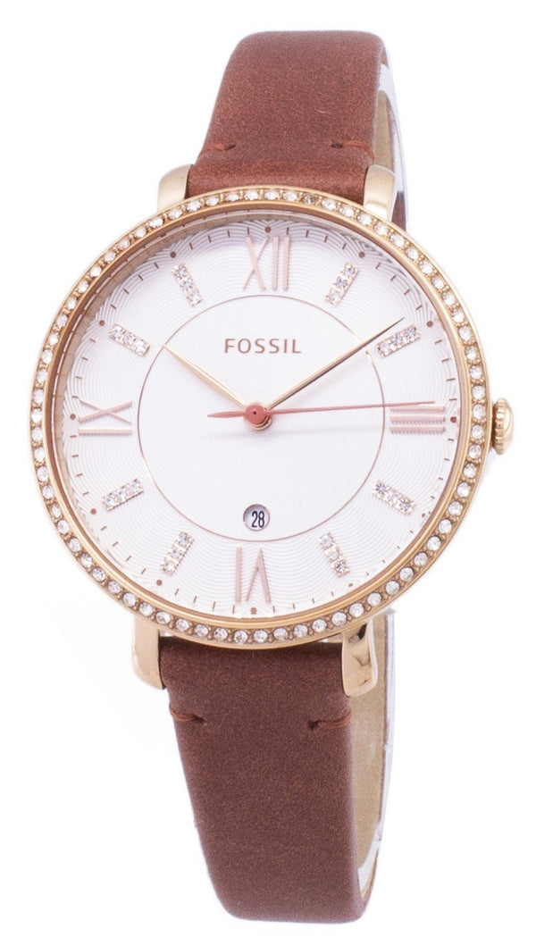 Fossil Jacqueline ES4413 Quartz Analog Women's Watch-Branded Watches-Blue-JadeMoghul Inc.