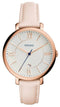 Fossil Jacqueline Quartz Blush Leather Strap ES3988 Women's Watch-Branded Watches-JadeMoghul Inc.