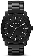Fossil Machine Black IP Stainless Steel FS4775 Men's Watch-Branded Watches-JadeMoghul Inc.