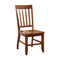 Foster I Transitional Side Chair, Dark Oak Finish, Set Of 2-Armchairs and Accent Chairs-Dark Oak-Wood-JadeMoghul Inc.