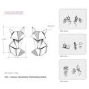 Fox Shape Genuine 925 Sterling Silver Stud Earrings--JadeMoghul Inc.