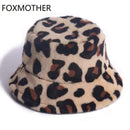 FOXMOTHER New Outdoor Multicolor Rainbow Faux Fur Letter Pattern Bucket Hats Women Winter Soft Warm Gorros Mujer JadeMoghul Inc. 