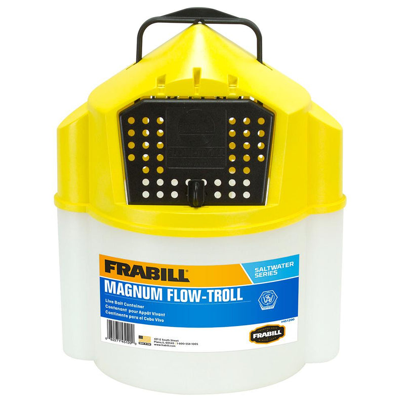 Frabill Magnum Flow Troll Shrimp Bucket - 10 Quart [451205]-Bait Management-JadeMoghul Inc.