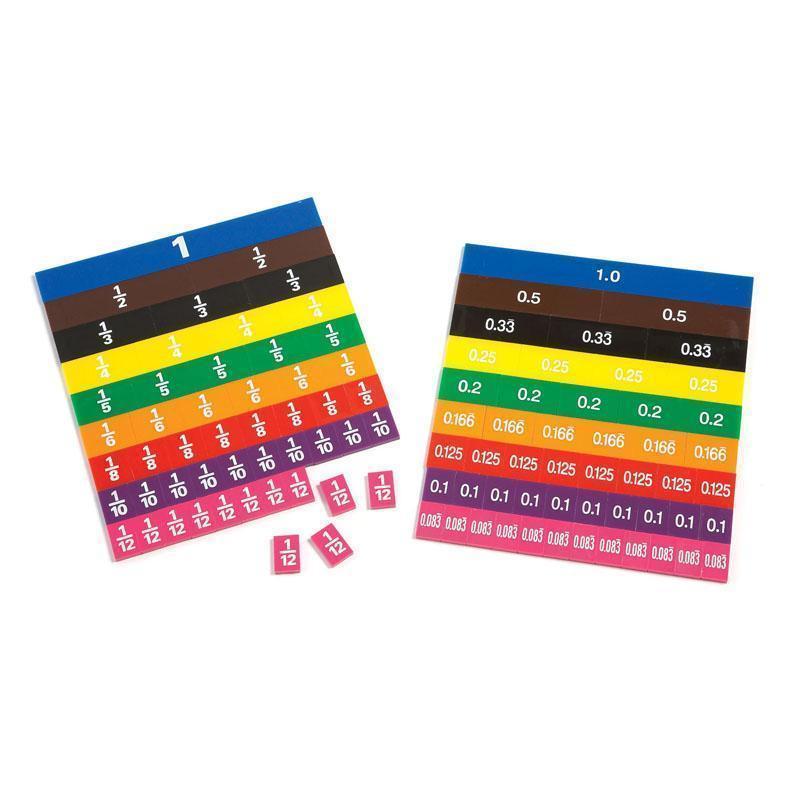 FRACTION & DECIMAL TILES IN BAG-Toys & Games-JadeMoghul Inc.