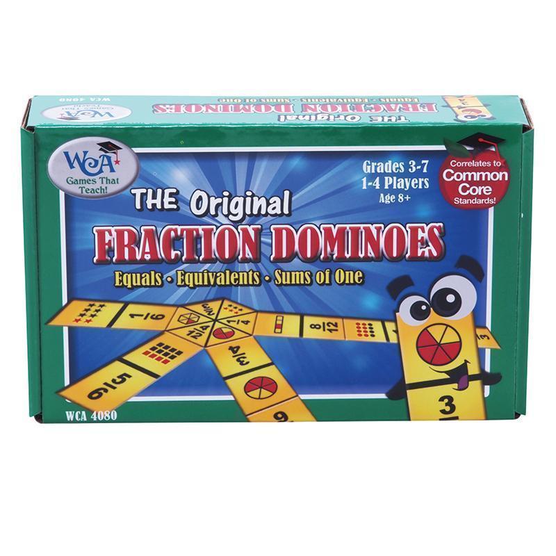 FRACTION DOMINOES GAME-Toys & Games-JadeMoghul Inc.