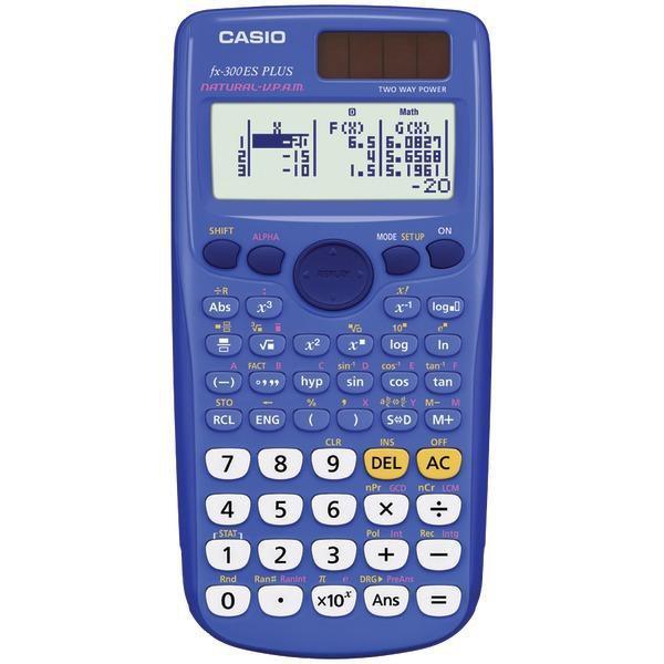 Fraction & Scientific Calculator (Blue)-Calculators, Label Printers & Accessories-JadeMoghul Inc.