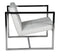 Frames Best - Chair White Faux Leather Chrome Frame HomeRoots
