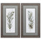 Frames Big Picture Frames - 15" X 27" Distressed Wood Toned Frame Plume Neutral (Set of 2) HomeRoots