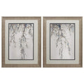 Frames Big Picture Frames - 26" X 34" Champagne Color Frame Casual Shade (Set of 2) HomeRoots