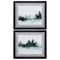 Frames Black Picture Frames - 28" X 24" Black Frame Evergreens Distance (Set of 2) HomeRoots